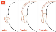 JBL Tune 510BT - Bluetooth headphones with up to 40 hours battery, microphone for call, foldable and comfortable, Android and iOS compatible (Rose)