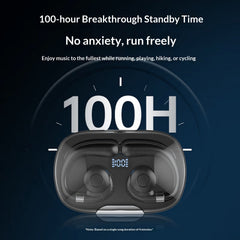 Hook-on Open-Ear Bluetooth Headphones, Bone Conduction Concept Wireless Earphones