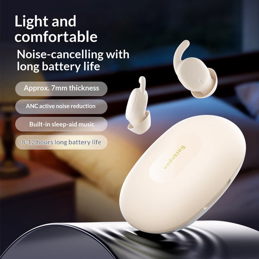 Ultra-thin In-ear Wireless Bluetooth Headphones with Active Noise Cancellation