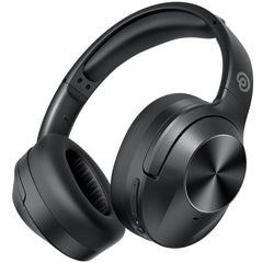 Upgrade Pro-level Hybrid Active Noise Cancelling Headphones with HD Sound, Wireless Bluetooth Headphones Over The Ear Unequaled Comfort, Vivid Deep Bass, for Home Office Travel Birthday Gift, Black