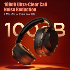 Upgraded Pro-level Hybrid Active Noise Cancelling Headphones, HD Sound & Big Bass, 2X Softer Comfort, Long ANC Playtime, Wireless Over-Ear Bluetooth Headphones Perfect for Home Office|Travel|Pair