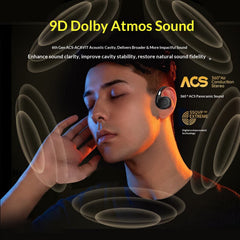 Hook-on Open-Ear Bluetooth Headphones, Bone Conduction Concept Wireless Earphones