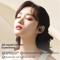 Hook-on Open-Ear Bluetooth Headphones, Bone Conduction Concept Wireless Earphones