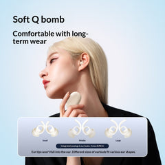 Ultra-thin In-ear Wireless Bluetooth Headphones with Active Noise Cancellation