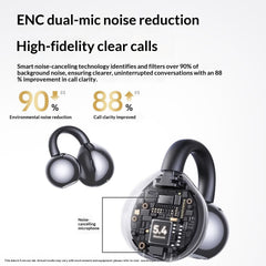 Concept Open-Ear Wireless Bluetooth Earbuds, Ear Clip Bone Conduction Headphones