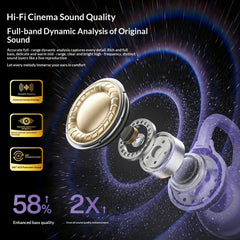 Mini Bluetooth Earphones True Wireless Semi-In-Ear