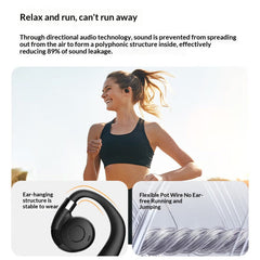 Hook-on Open-Ear Bluetooth Headphones, Bone Conduction Concept Wireless Earphones
