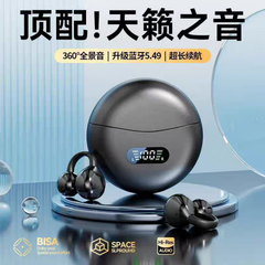 Concept Open-Ear Wireless Bluetooth Earbuds, Ear Clip Bone Conduction Headphones