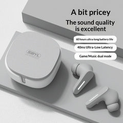 High-quality in-ear wireless Bluetooth earbuds with noise cancellation for gaming.