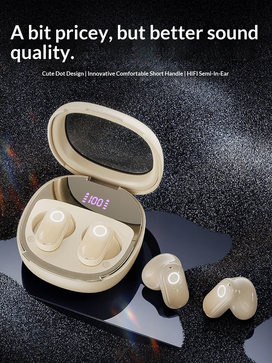 Mini Bluetooth Earphones True Wireless Semi-In-Ear