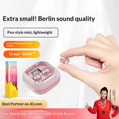 Wireless Mini Hidden In-Ear Noise-Cancelling Bluetooth Earbuds